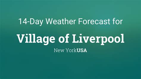 liverpool ny weather forecast